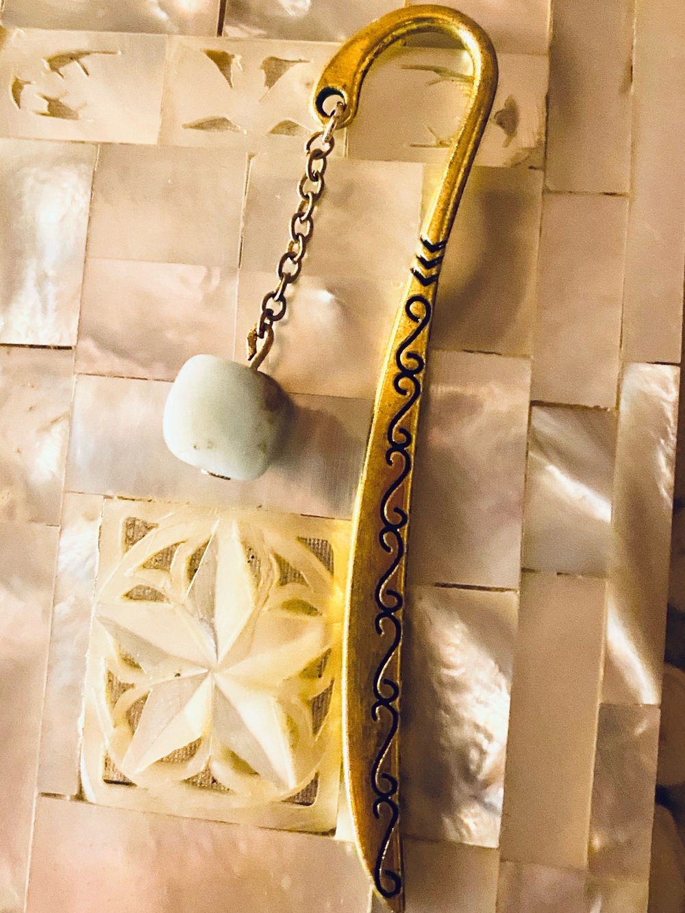 Amazonite bookmark